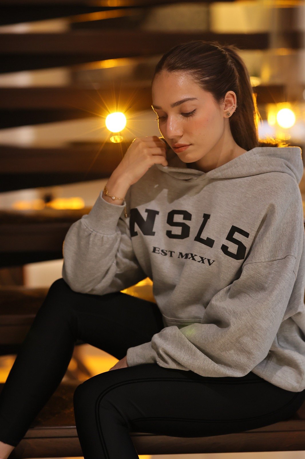 Noir Hoodie – Grey